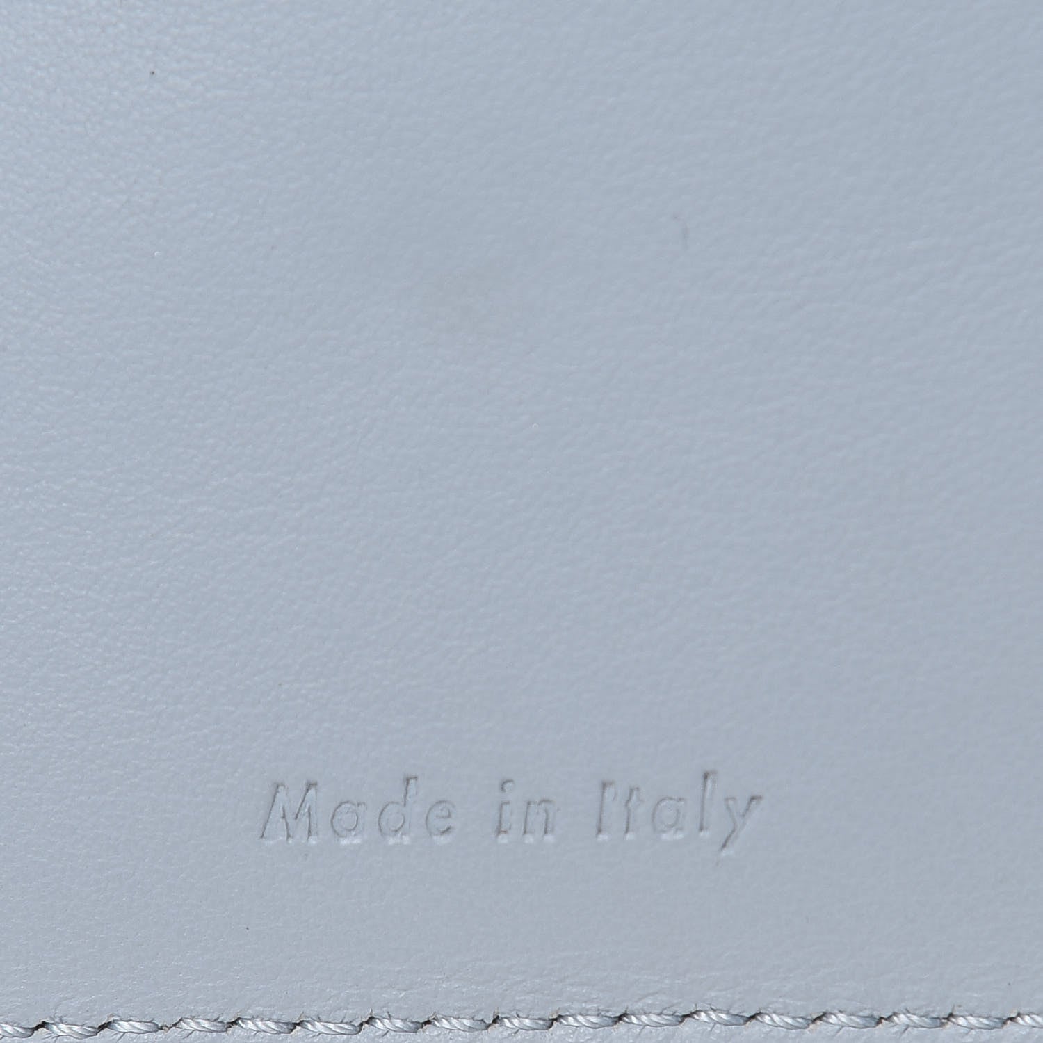 Celine Grained Calfskin Large Multifunction Strap Wallet Pebble Mineral 7 of 14