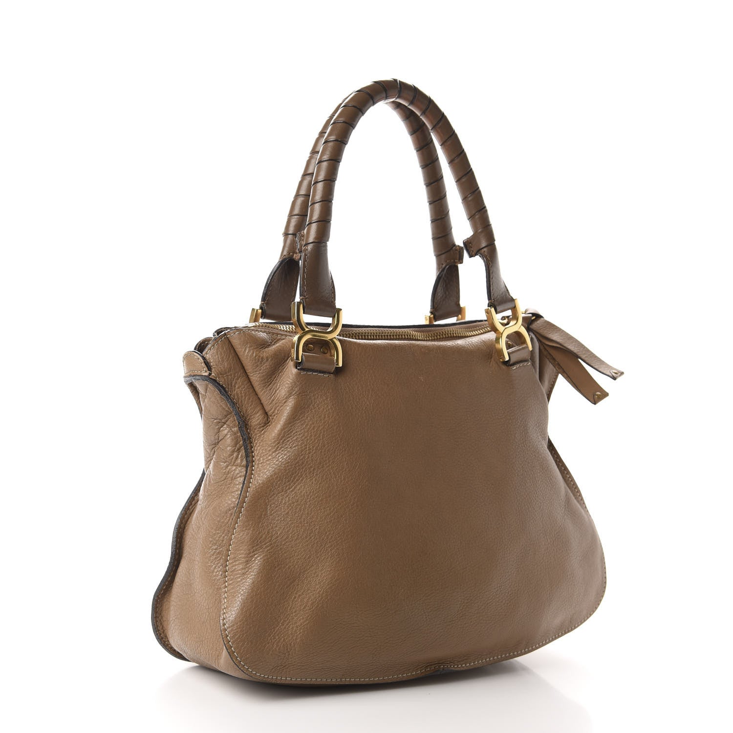 Chloe Calfskin Medium Marcie Satchel Nut 3 of 19