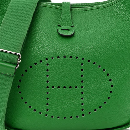 Hermes Taurillon Clemence Evelyne III PM Bambou 8 of 11
