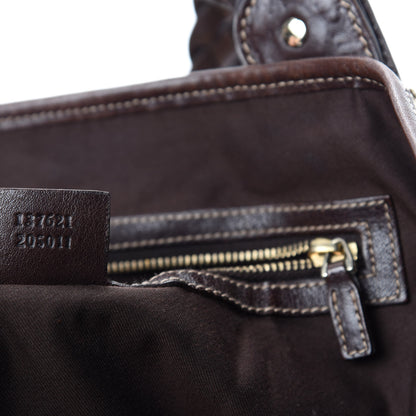 Gucci Monogram Medium Pelham Shoulder Bag Dark Brown 16 of 17