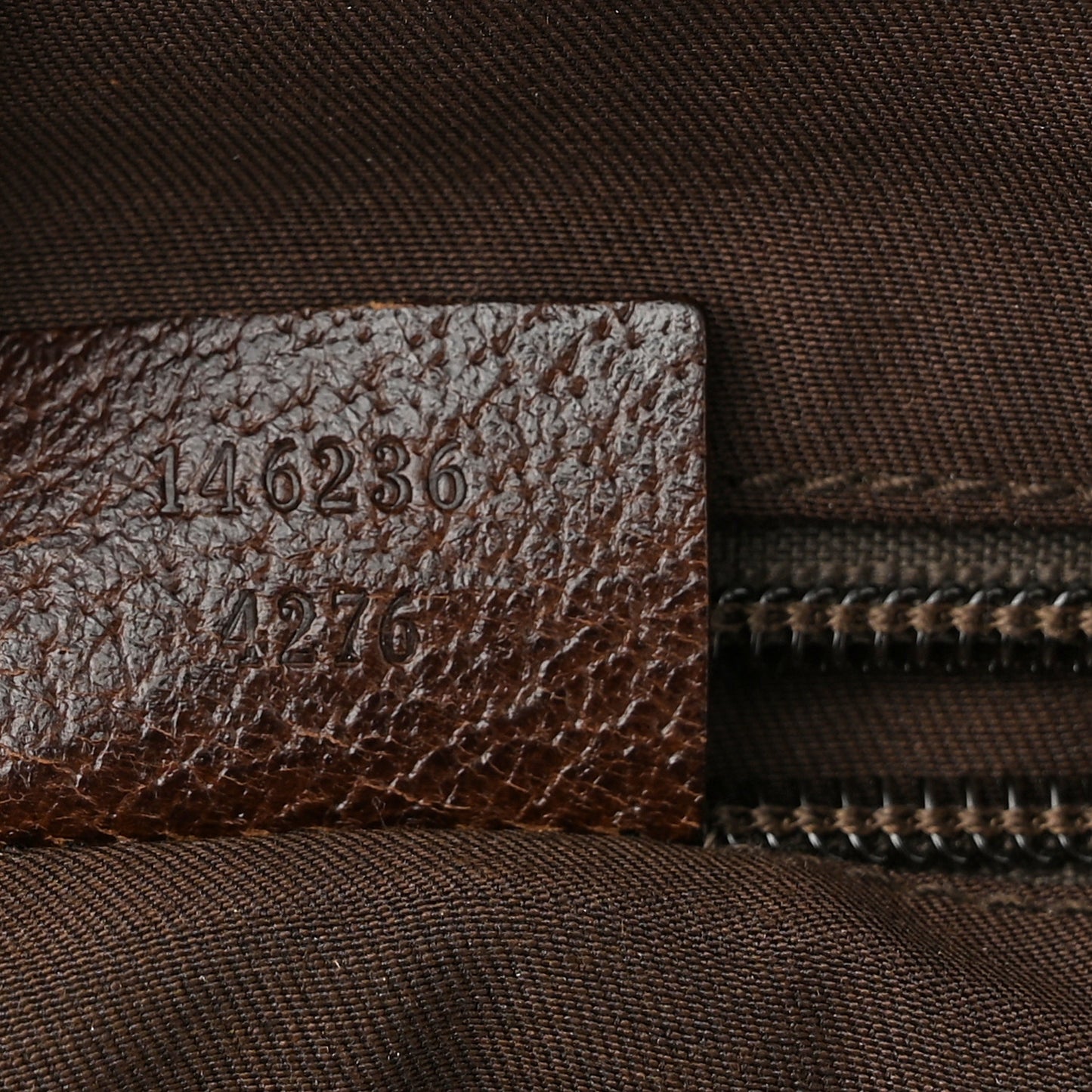 Monogram Small Flap Messenger Bag Beige Dark Brown