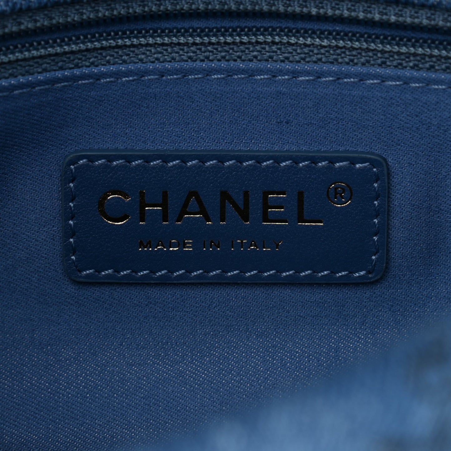 Denim Quilted Mini Denim Mood Rectangular Flap Blue Multicolor