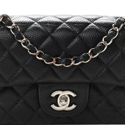 Chanel Caviar Quilted Mini Rectangular Flap Black 8 of 10
