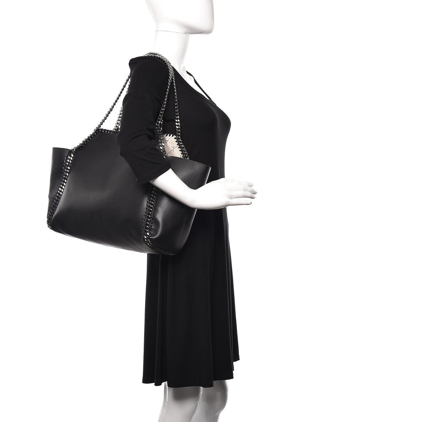 Canvas Logo Falabella Reversible Tote Sand