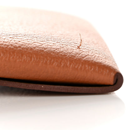Hermes Evercolor Bastia Verso Coin Purse Gold Beige De Weimar 9 of 9