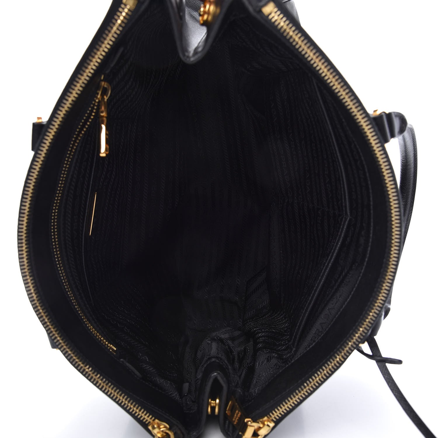 Prada Saffiano Lux Extra Large Galleria Double Zip Tote Black 5 of 10