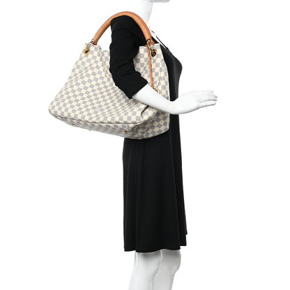 Louis Vuitton Damier Azur Artsy MM 2 of 9