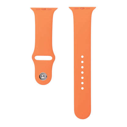 Hermes Silicone 44mm Apple Sports Watch Single Tour Band Orange 1 of 6