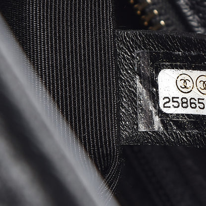 Chanel Patent Goatskin Quilted Medium Gabrielle Hobo Black 7 of 8