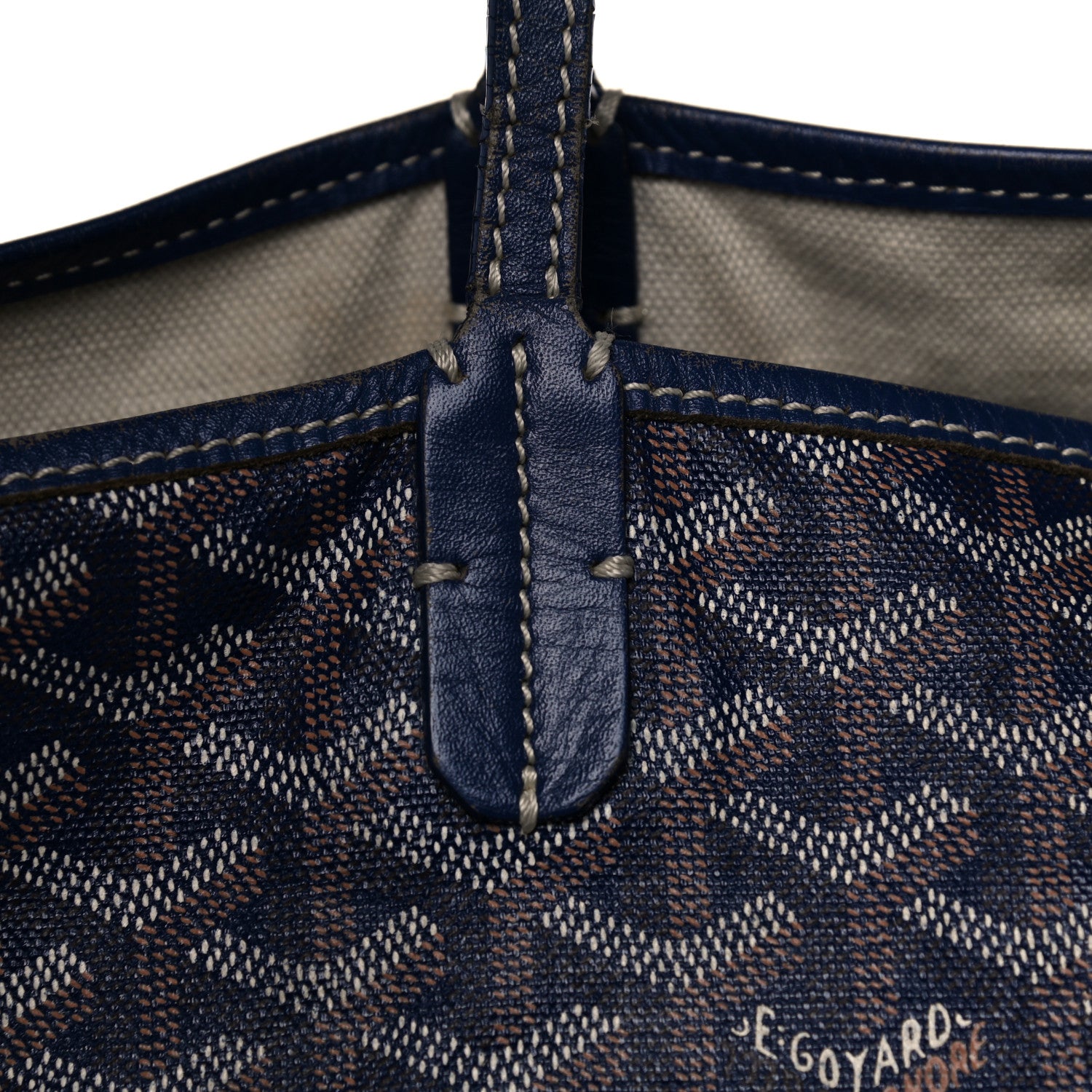 Goyard Goyardine Saint Louis GM Navy 18 of 18