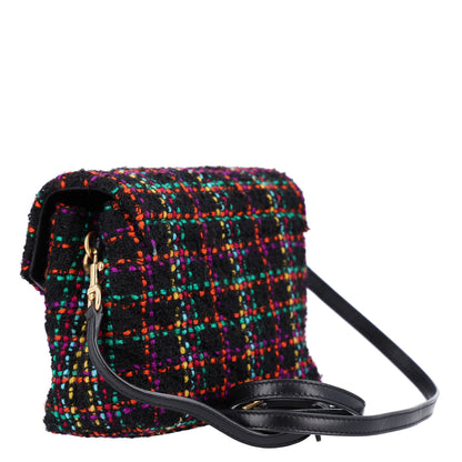 Saint Laurent Tweed Toy Loulou Shoulder Bag Black 4 of 11
