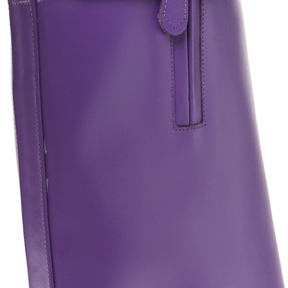 Givenchy Calfskin Shark Lock Ankle Boots 35 Ultraviolet 9 of 10