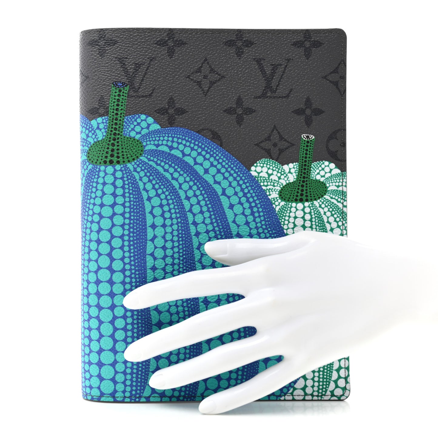 LV X YK Monogram Eclipse Reverse Pumpkin Notebook Cover Multicolor