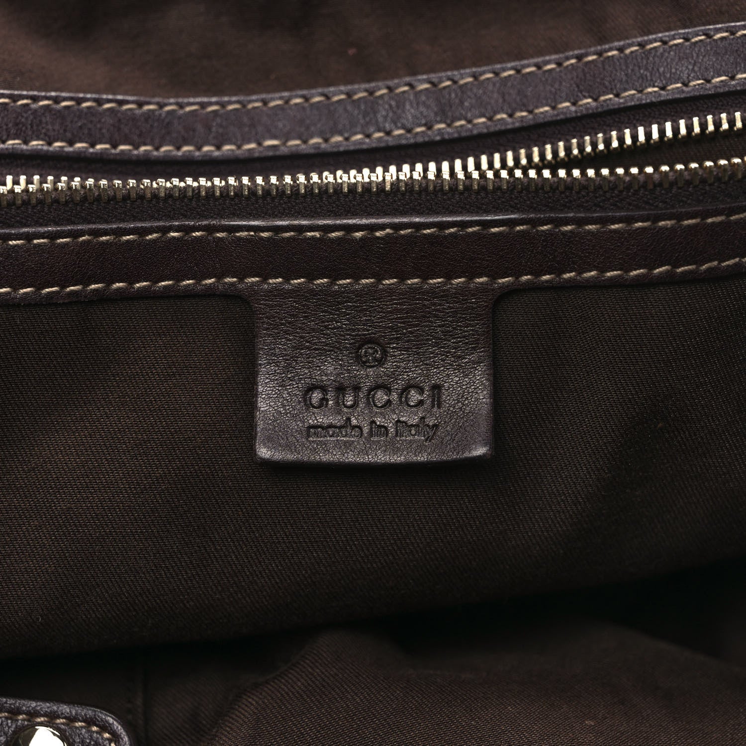 Gucci Calfskin Large Interlocking G Shoulder Bag Brown 6 of 13