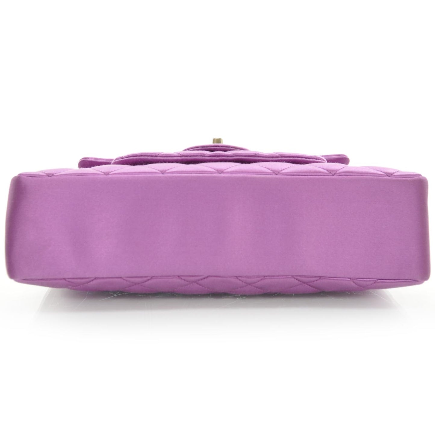 Satin Quilted Flap Bag