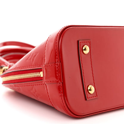 Louis Vuitton Vernis Alma BB Pomme D'Amour 8 of 9