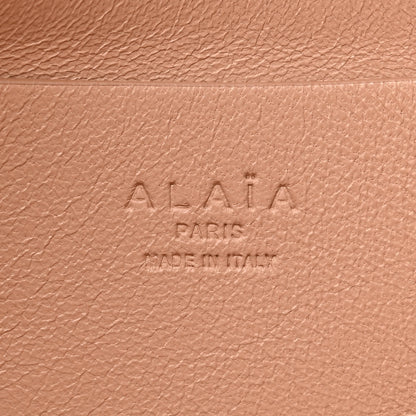 Alaia Lambskin Studded Chain Demi Lune Bag Nude 6 of 9