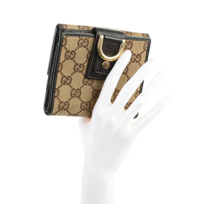 Gucci Monogram Abbey Compact Wallet Dark Brown 2 of 9