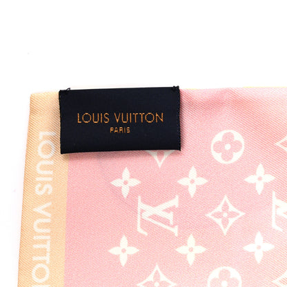 Louis Vuitton Silk Monogram Gradient By The Pool Bandeau Pink 2 of 3