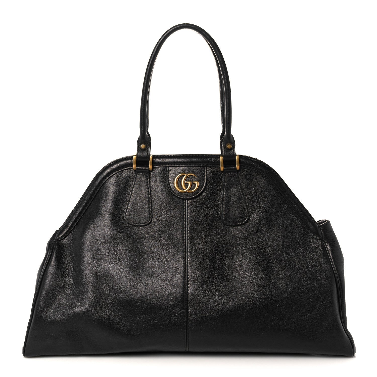 Gucci Calfskin Large Re(Belle) Top Handle Bag Black 1 of 13