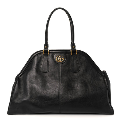 Gucci Calfskin Large Re(Belle) Top Handle Bag Black 1 of 13