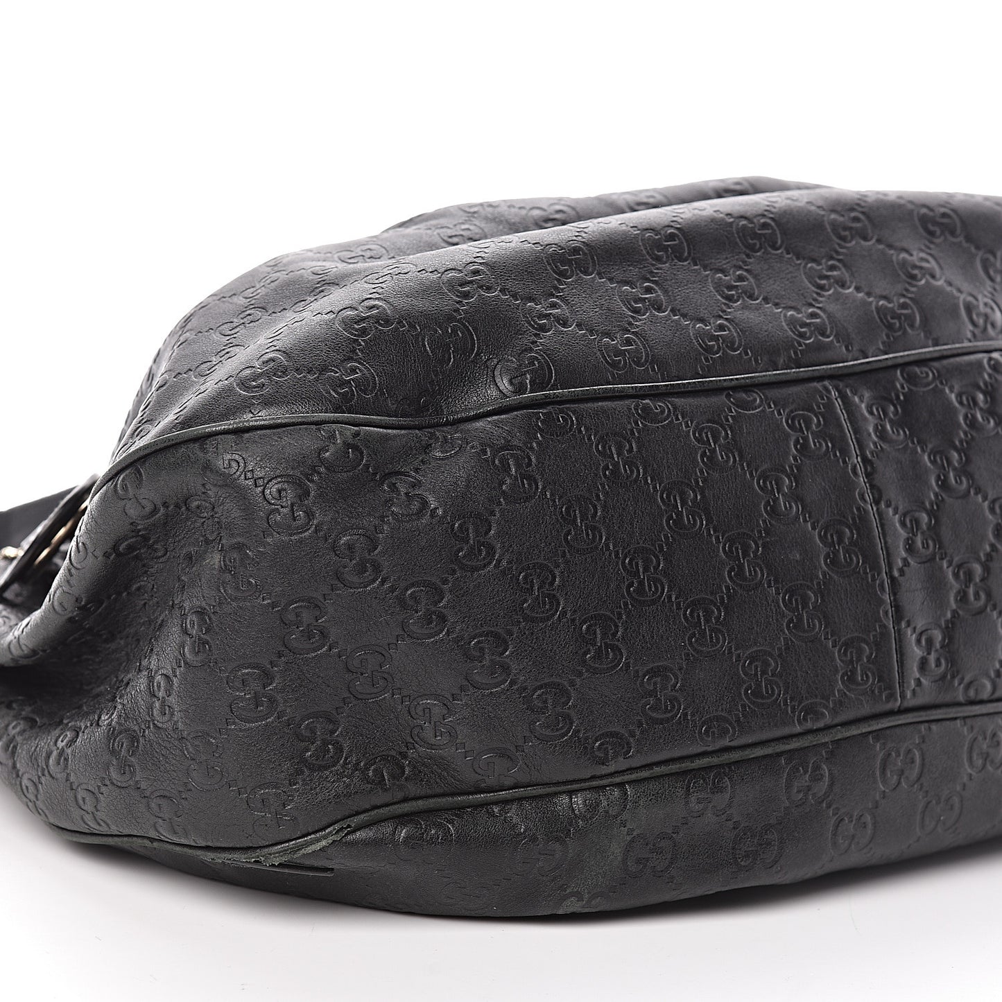 Guccissima Medium Sukey Hobo Black