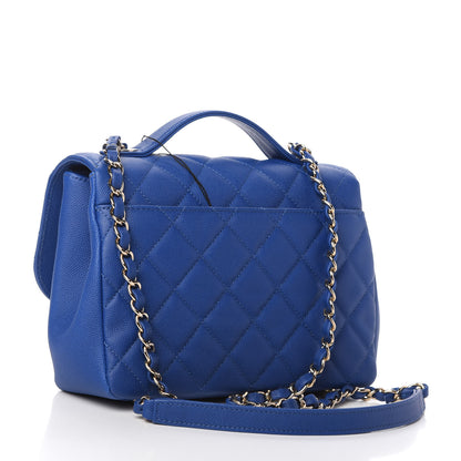 Chanel Caviar Quilted Medium Business Affinity Flap Dark Blue 3 of 11