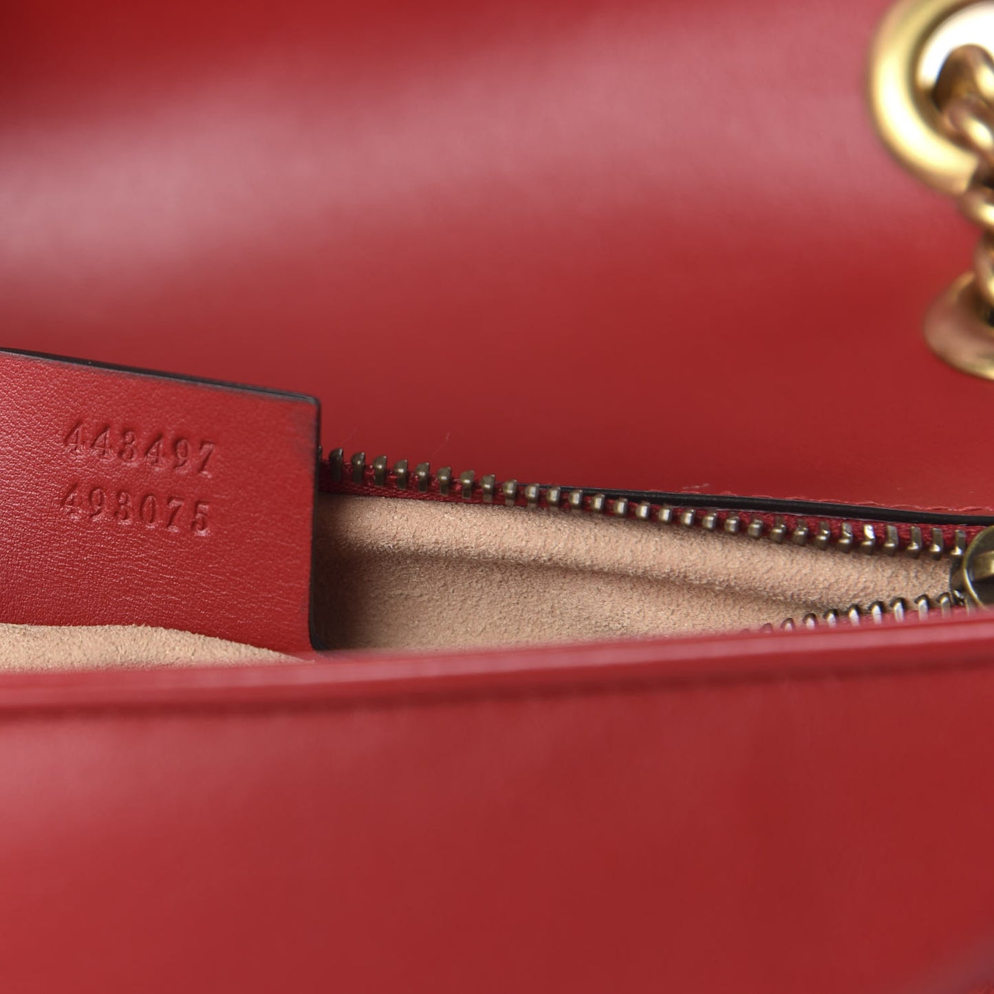 Calfskin Matelasse Small GG Marmont Shoulder Bag Hibiscus Red
