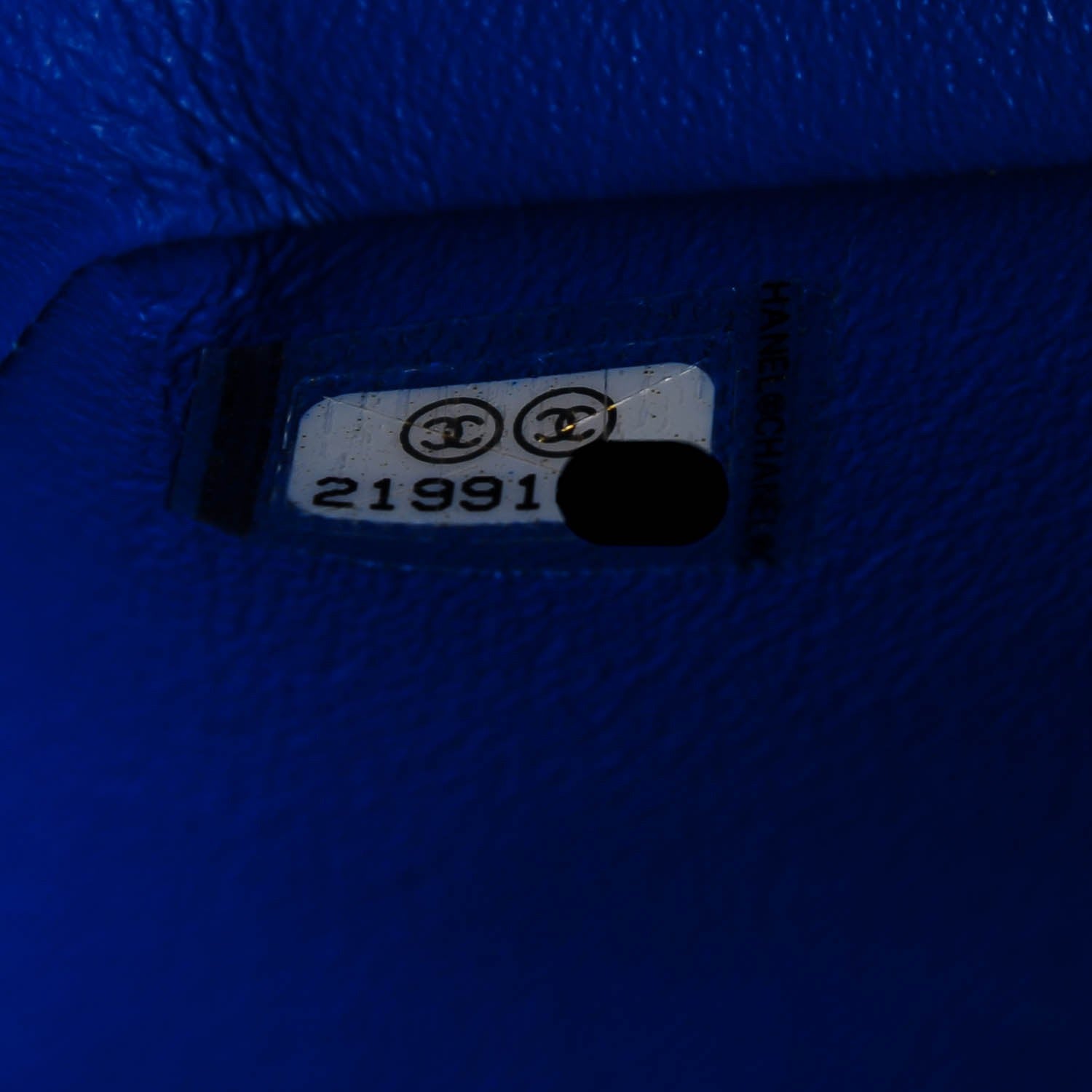 Chanel Lambskin Quilted Mini Square Flap Blue 7 of 8
