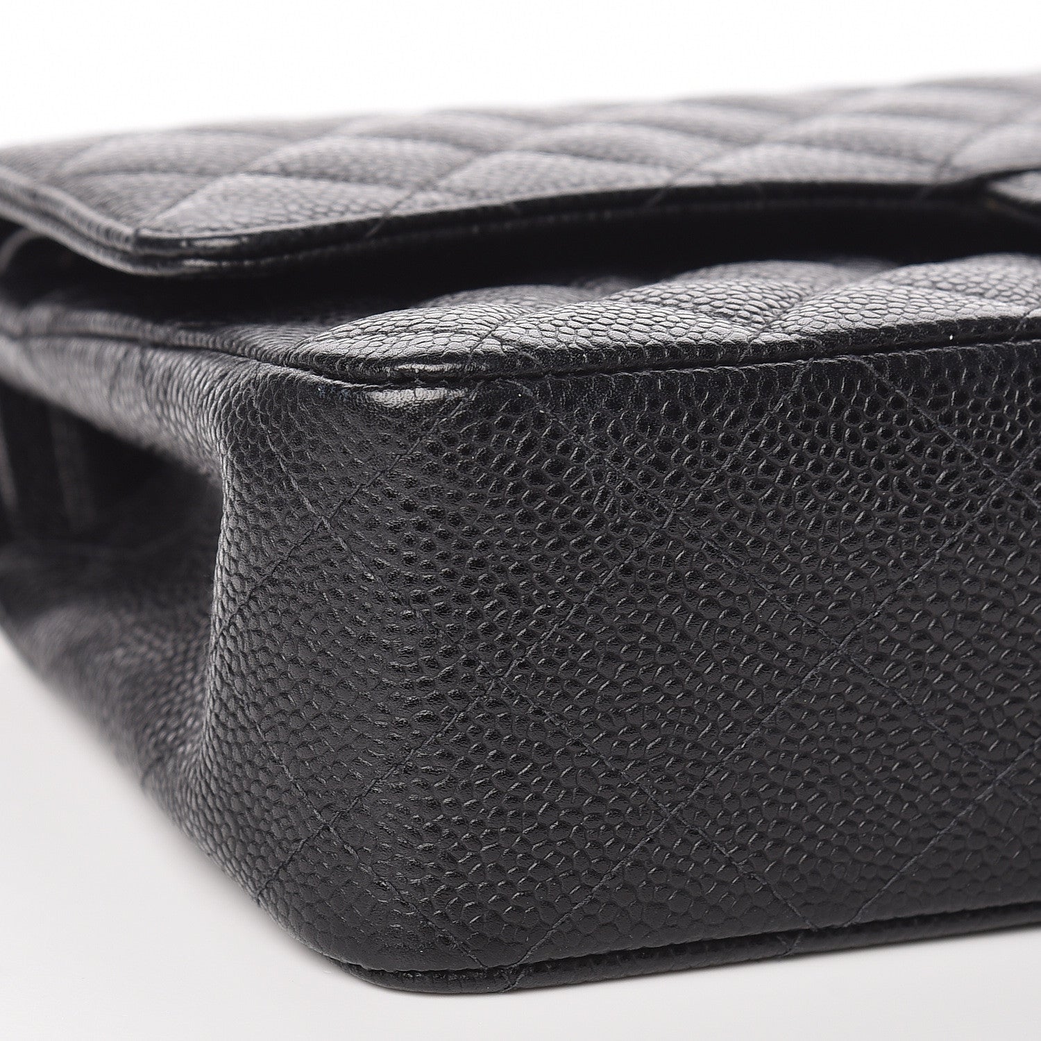 Chanel Caviar Quilted Medium Double Flap Black 8 of 11