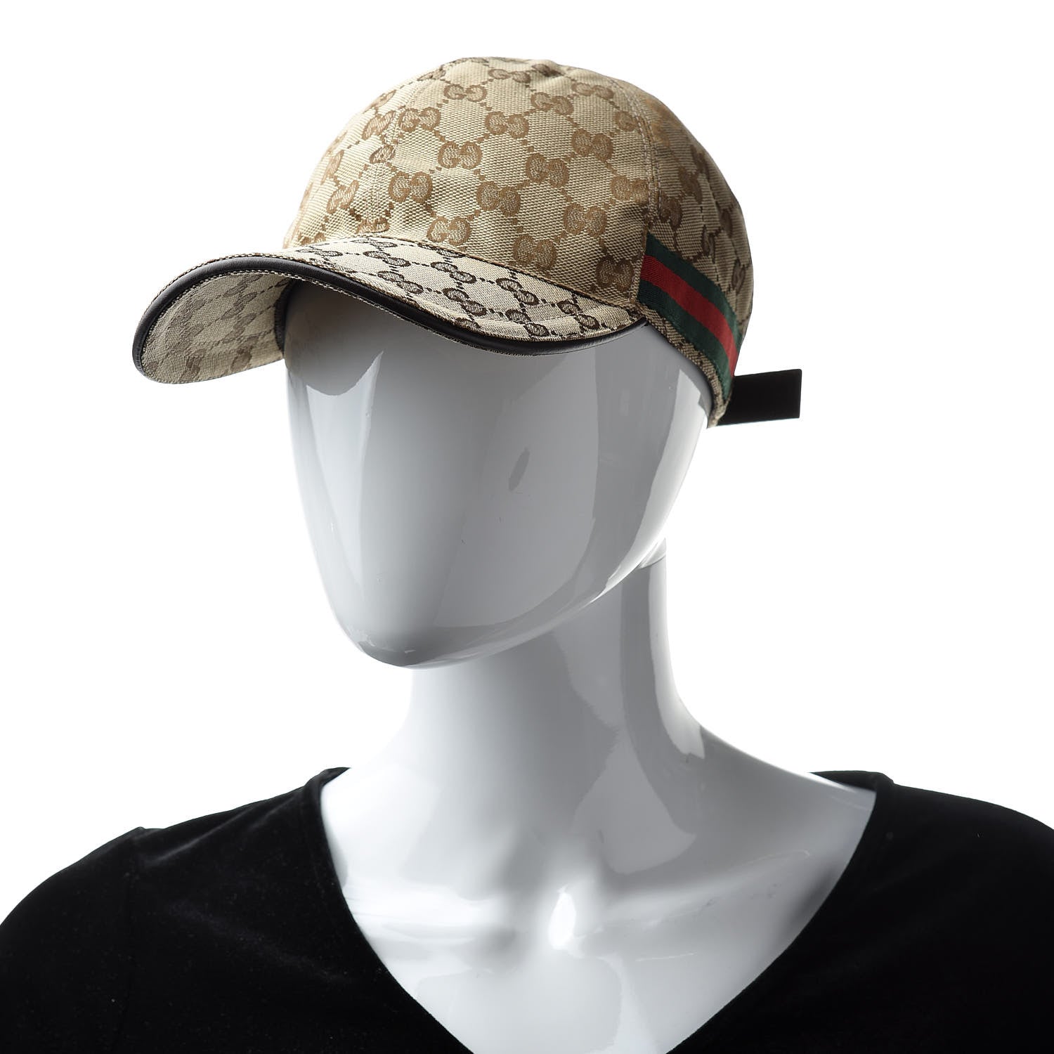 Gucci Monogram Web Baseball Hat M Beige Cocoa 2 of 7