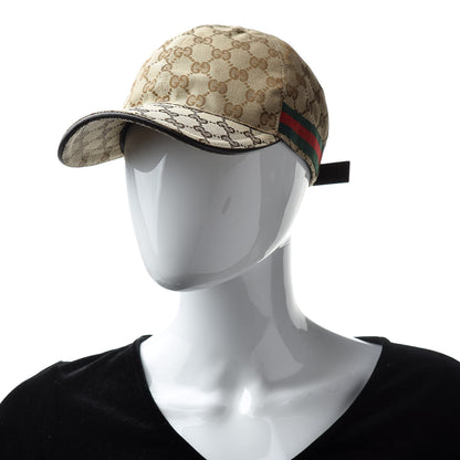 Gucci Monogram Web Baseball Hat M Beige Cocoa 2 of 7