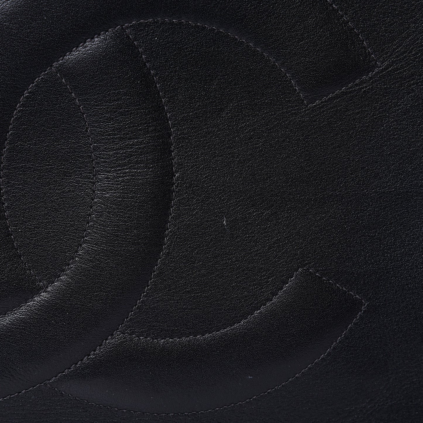 Calfskin CC Tote Black