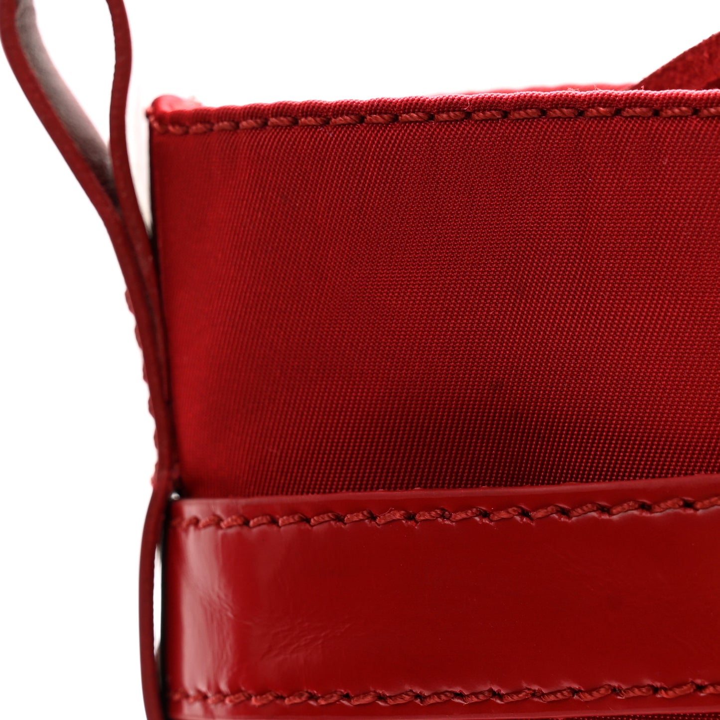 Spazzolato Rois Re-Nylon Metal Triangle Logo Monolith Pouch Pocket 55mm Boots 38 Red