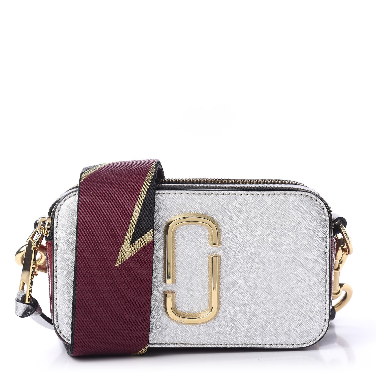 Marc Jacobs Saffino Small Snapshot Camera Bag Silver Multicolor 1 of 13