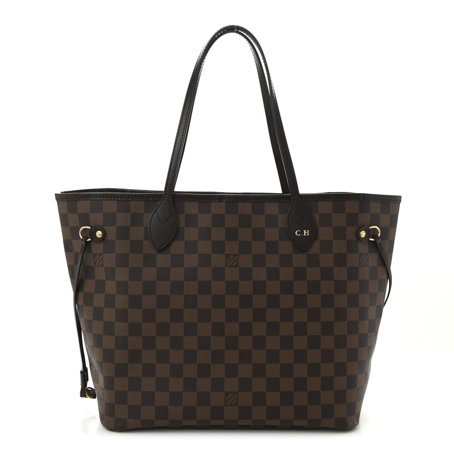 Damier Ebene Neo Neverfull MM Rose Ballerine