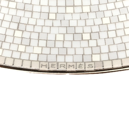 Hermes Porcelain Mosaique Au 24 Platine Breakfast Cup And Saucer Set Of 2 8 of 9