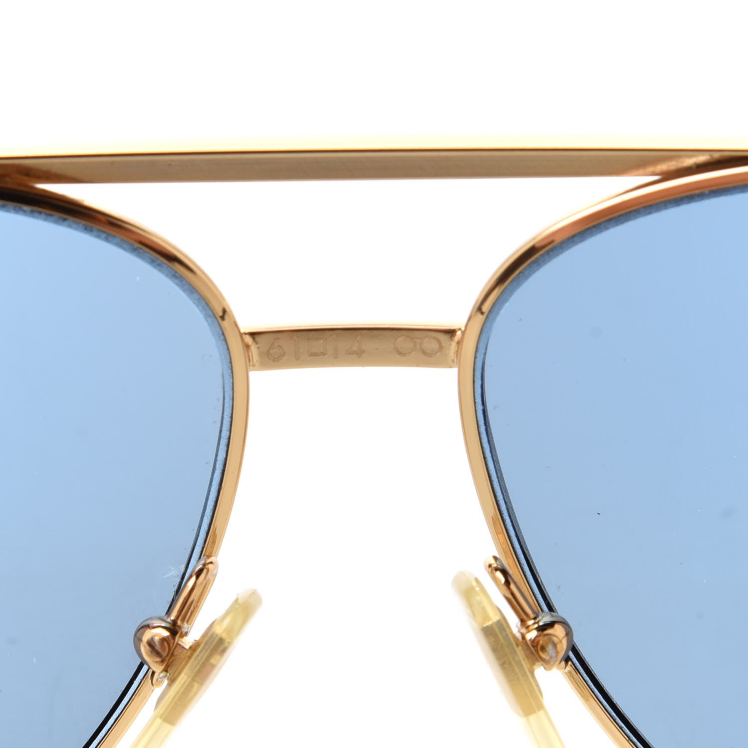 Louis Vuitton Aviator Sunglasses Z0789U Gold 9 of 11