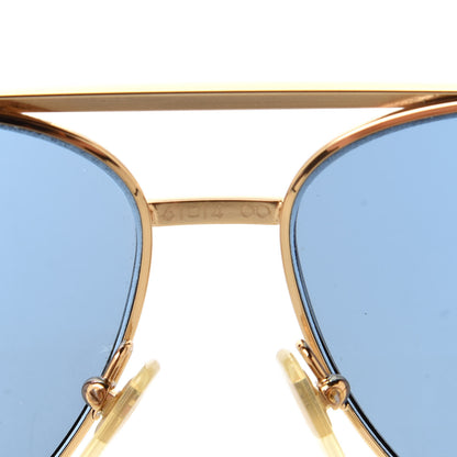 Louis Vuitton Aviator Sunglasses Z0789U Gold 9 of 11