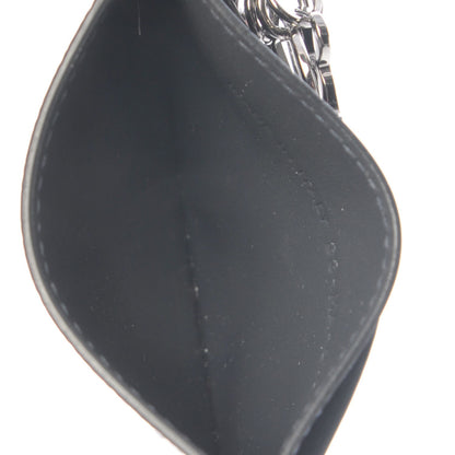 Christian Dior Metallic Patent Micro-Cannage Lady Dior Card Holder Onyx Black 6 of 8