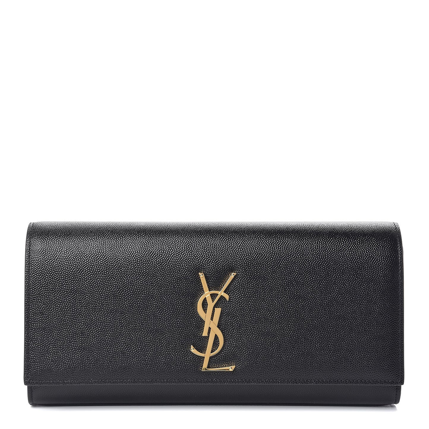 Grain De Poudre Monogram Cassandre Clutch Black