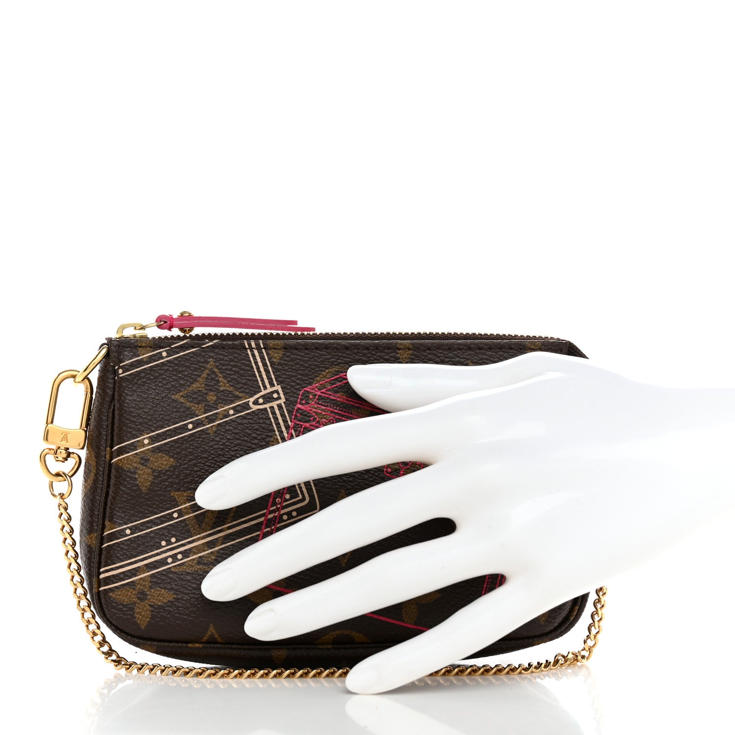 Louis Vuitton Monogram 2014 Christmas Animation Mini Pochette Accessories 2 of 7