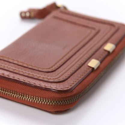 Chloe Calfskin Marcie Long Zip Around Wallet Maple Leaf 9 of 11