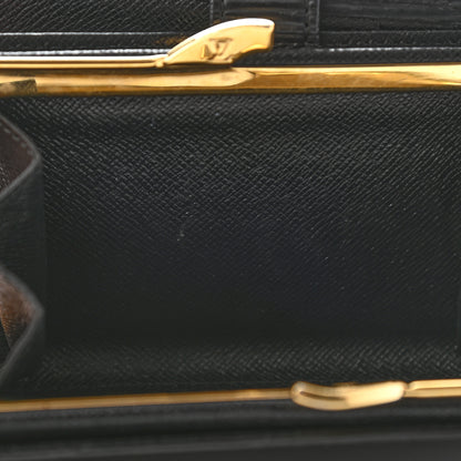 Louis Vuitton Epi French Purse Wallet Black 8 of 11