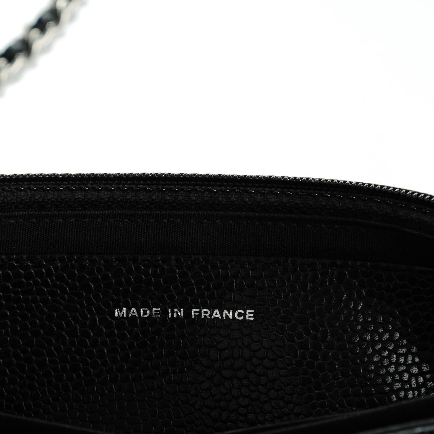 Chanel Caviar Half Moon Wallet On Chain WOC Black 7 of 7
