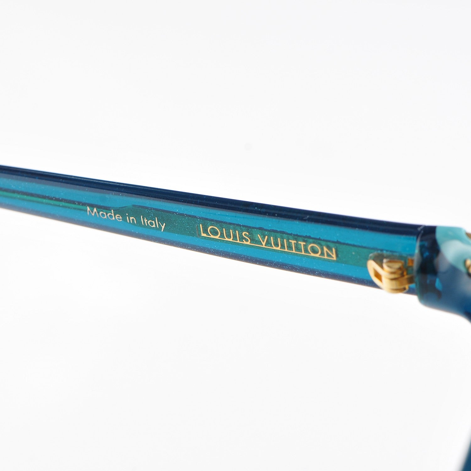 Louis Vuitton Ivy Cat Sunglasses Z0727W Petrole Blue 5 of 8