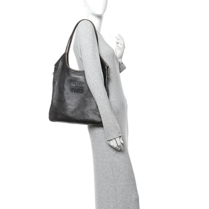 Miu Miu Nappa Ivy Bag Caffe 2 of 10