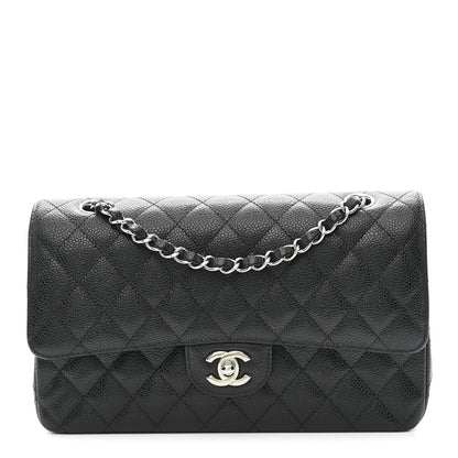Chanel Caviar Quilted Medium Double Flap Black 1 of 11