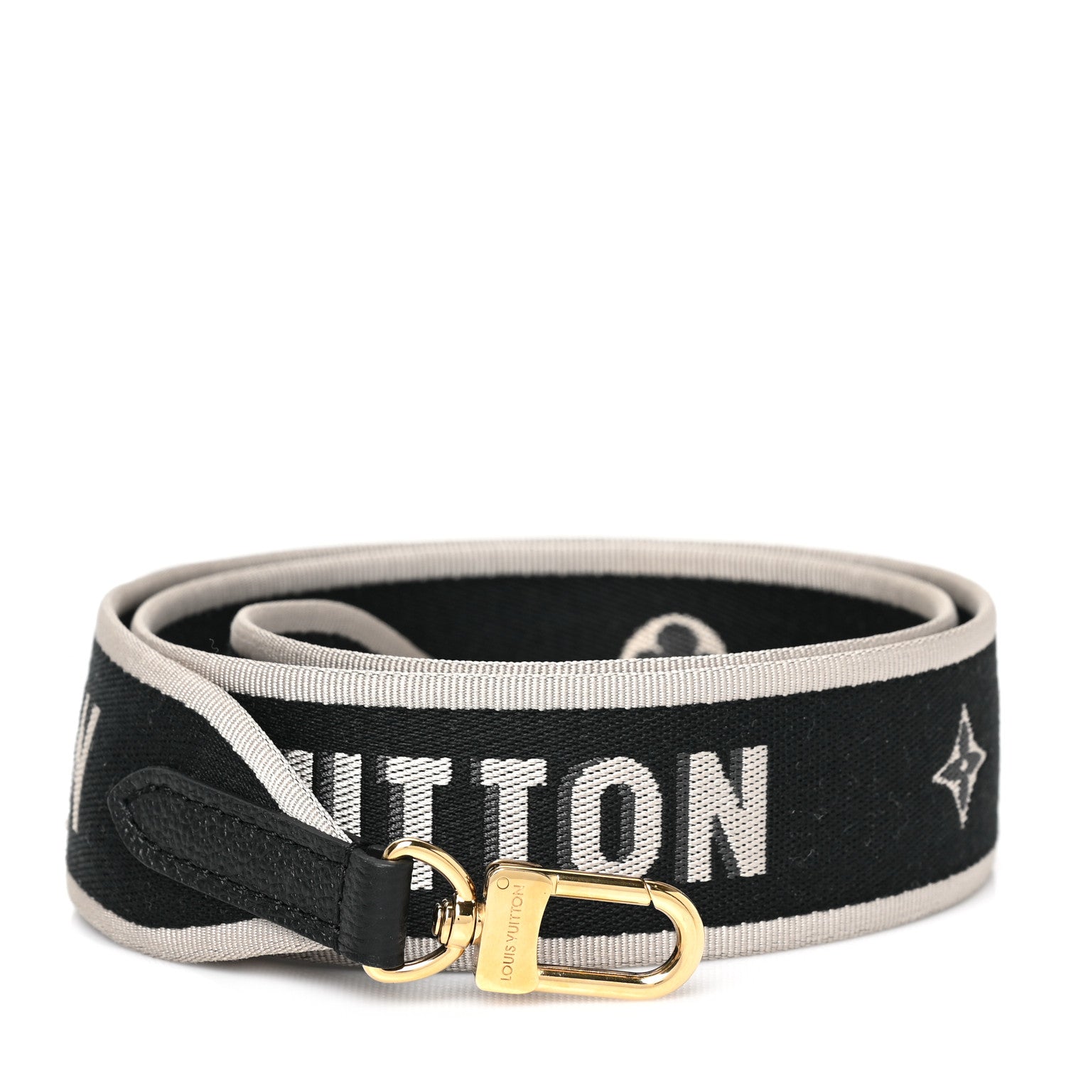 Louis Vuitton Jacquard Diane Shoulder Strap Black Ivory 1 of 4