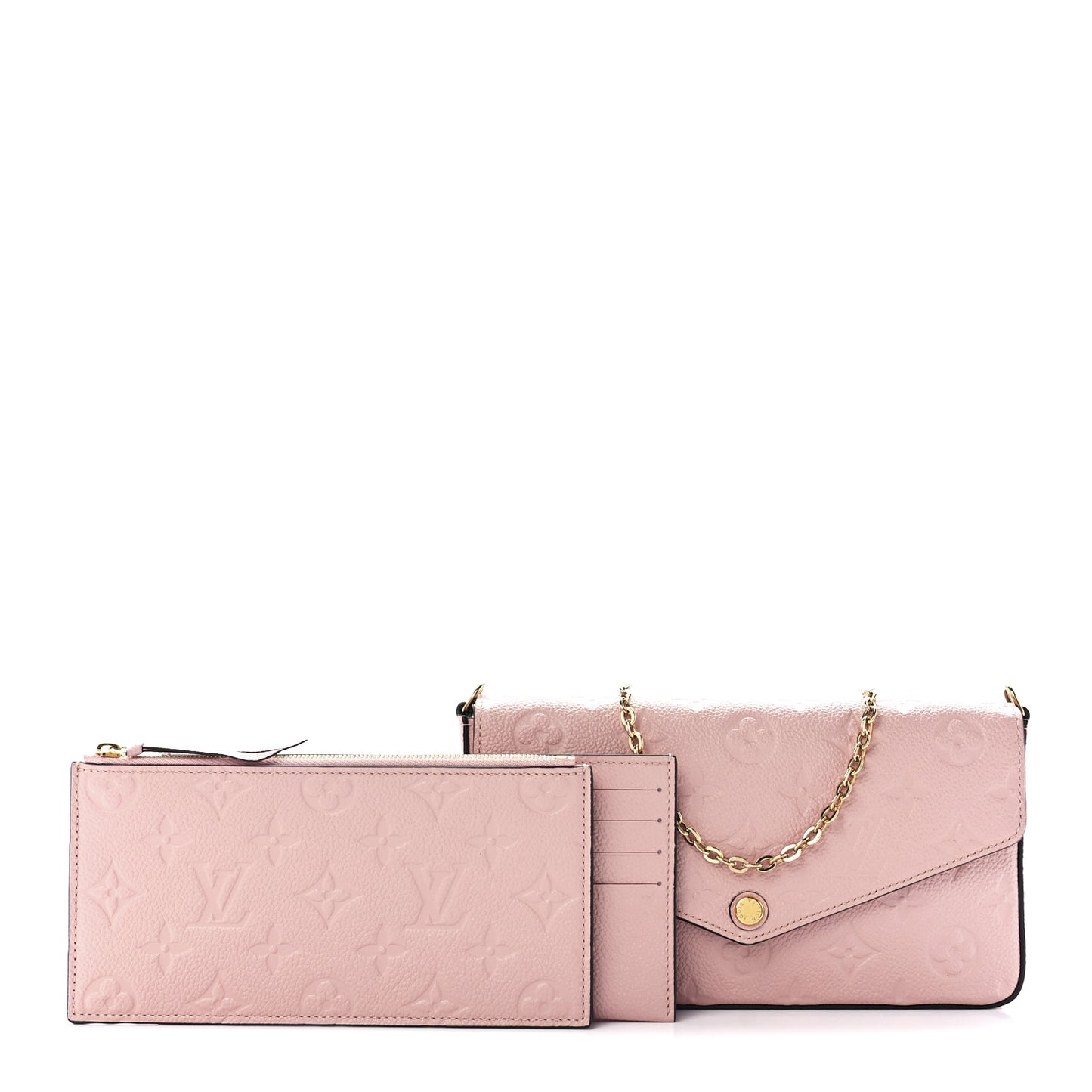 Empreinte Pochette Felicie Chain Wallet Rose Poudre